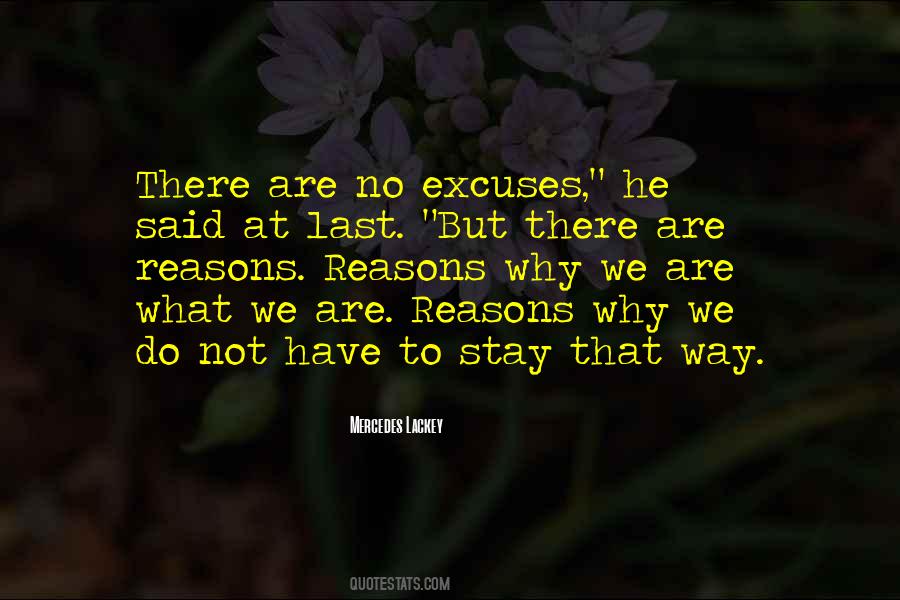 Quotes About No Excuses #693401