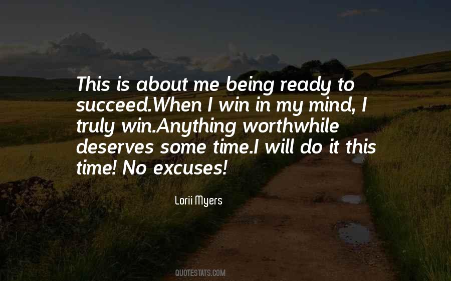 Quotes About No Excuses #795486