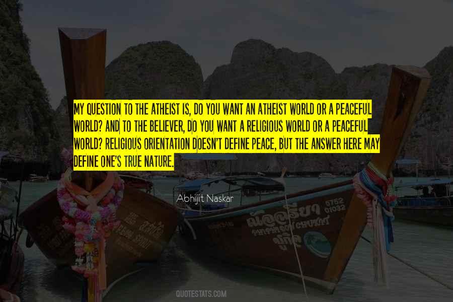 A Peaceful World Quotes #690623