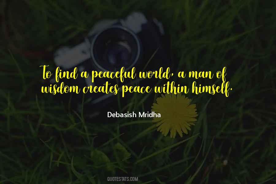 A Peaceful World Quotes #833899