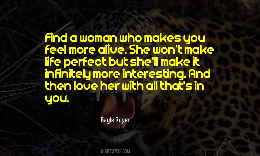 A Perfect Woman Quotes #346788