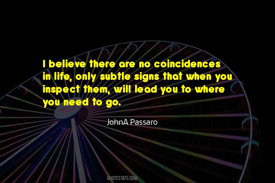 Quotes About No Coincidences #1598986
