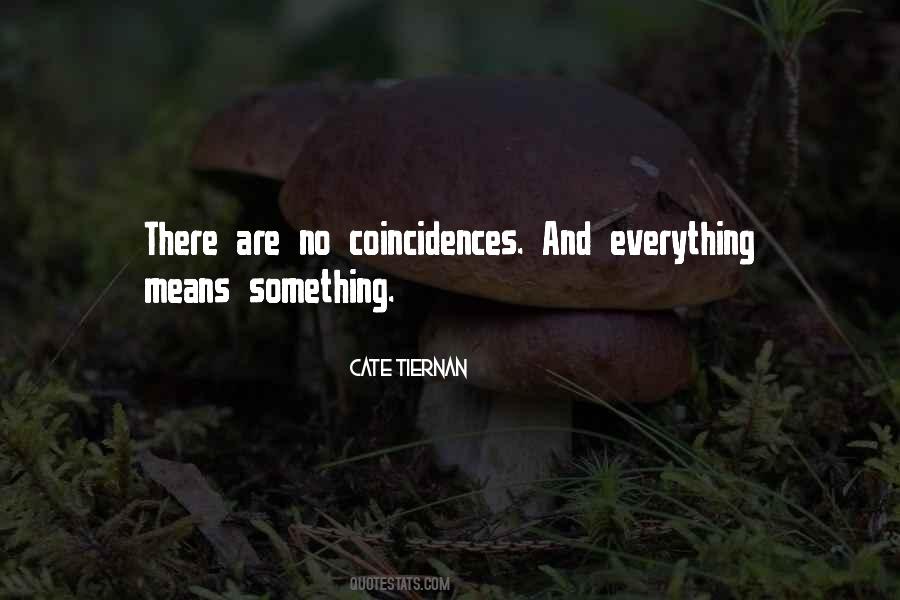 Quotes About No Coincidences #413273