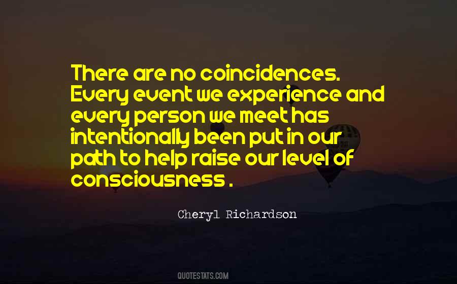 Quotes About No Coincidences #605994