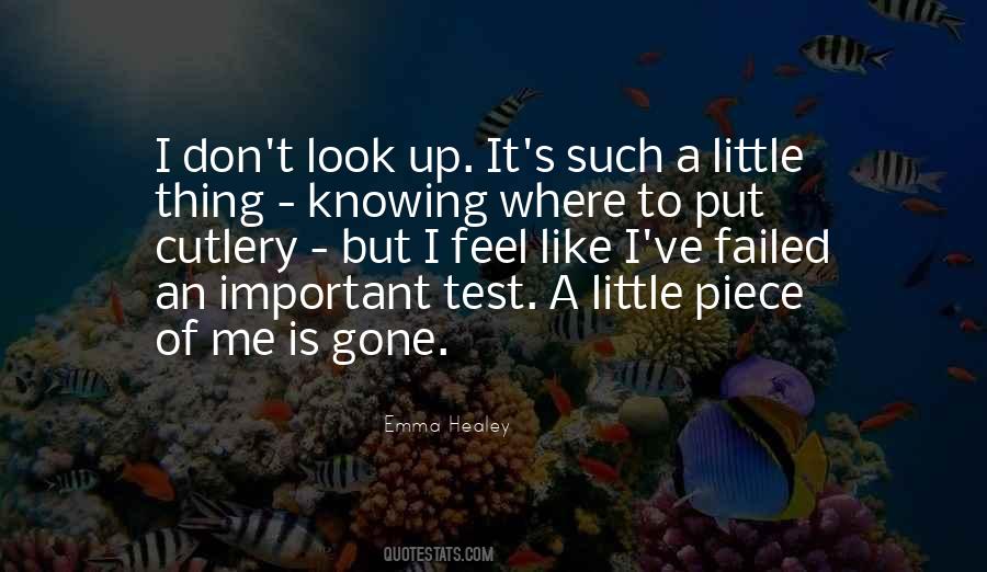 A Piece Of Me Is Gone Quotes #541049