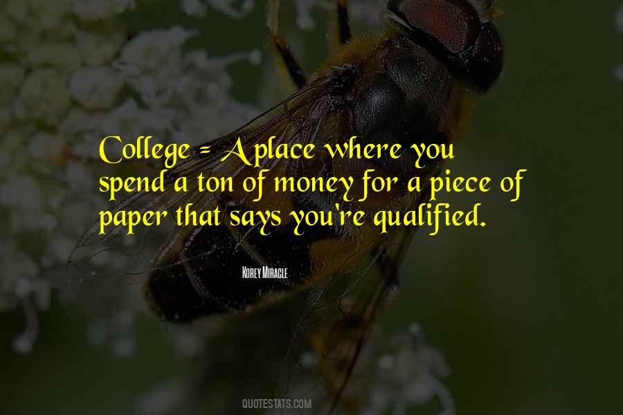 A Piece Of Paper Quotes #1109872