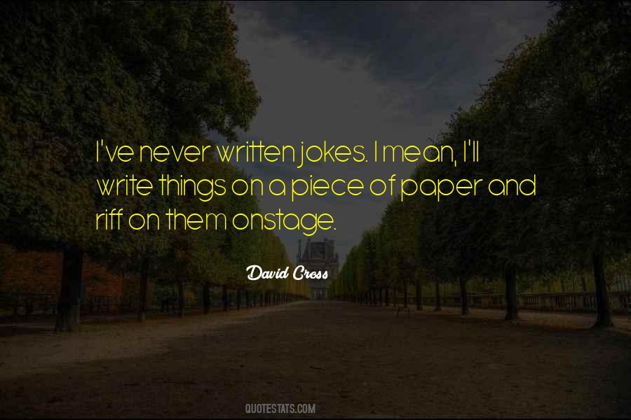 A Piece Of Paper Quotes #1808960