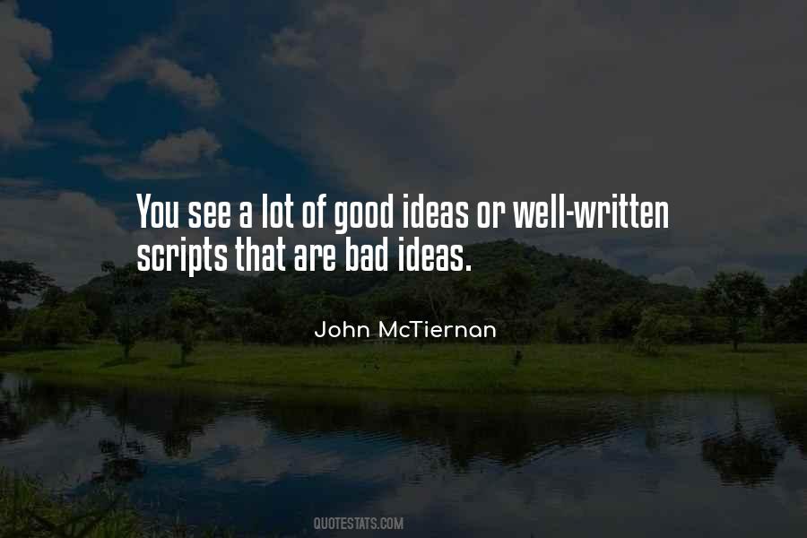 Quotes About No Bad Ideas #338313