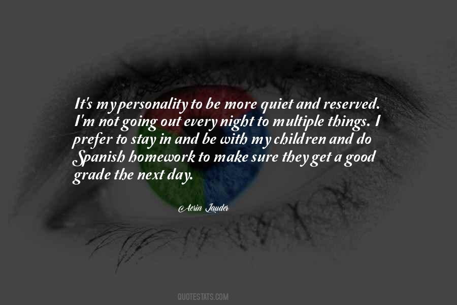 A Quiet Night Quotes #278945