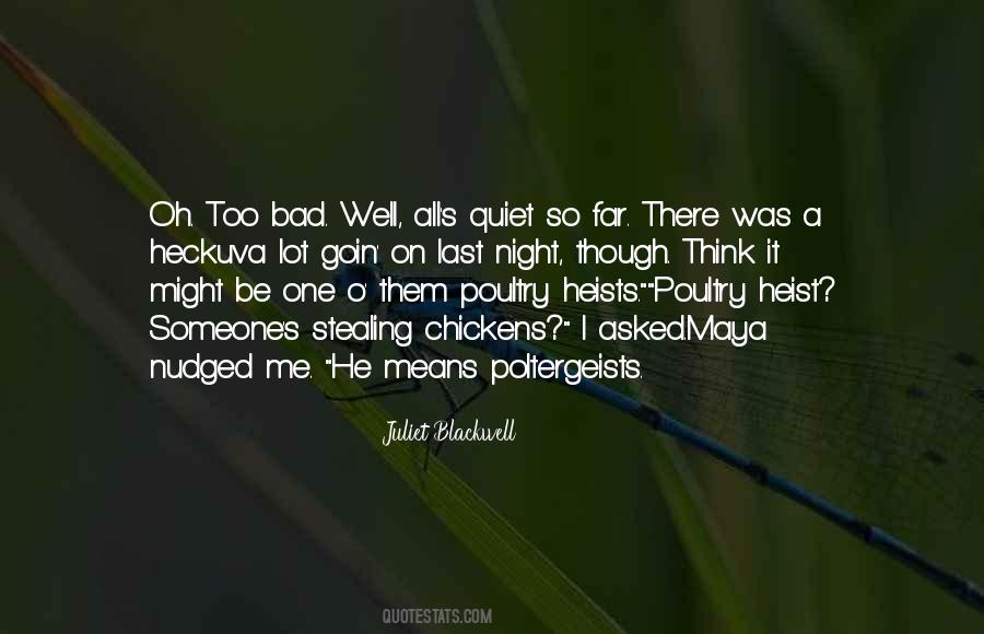 A Quiet Night Quotes #611489