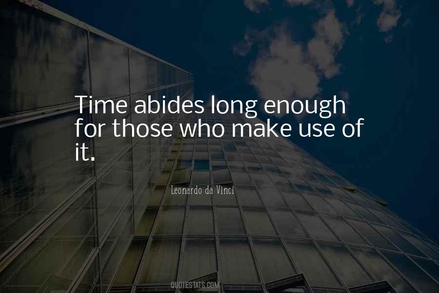 Make Use Of Time Quotes #1199683
