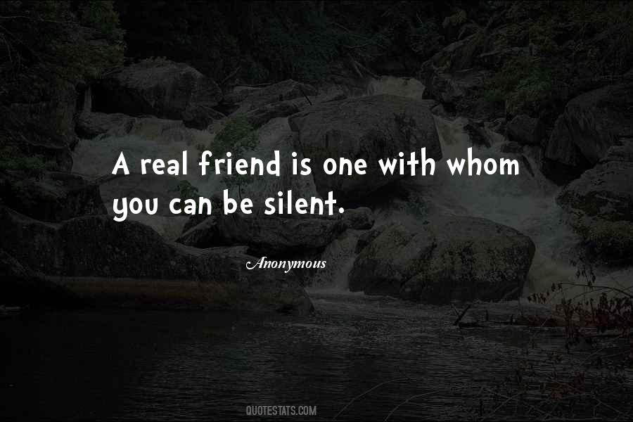 A Real Friend Is Quotes #372795