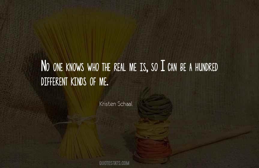 A Real Me Quotes #43498
