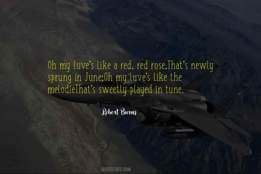 A Red Rose Quotes #606710