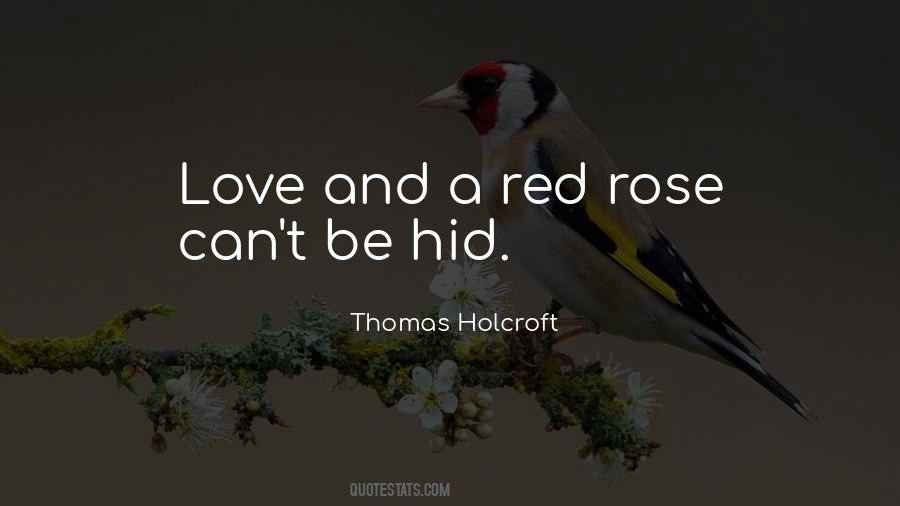 A Red Rose Quotes #893311