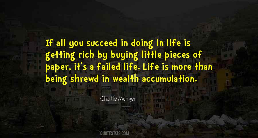 A Rich Life Quotes #88926