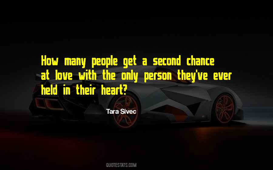 A Second Chance Love Quotes #833287