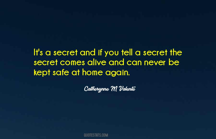 A Secret Kept Quotes #1027028
