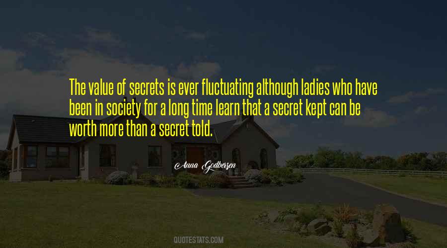 A Secret Kept Quotes #1565346
