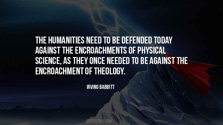Science And Humanities Quotes #1708758