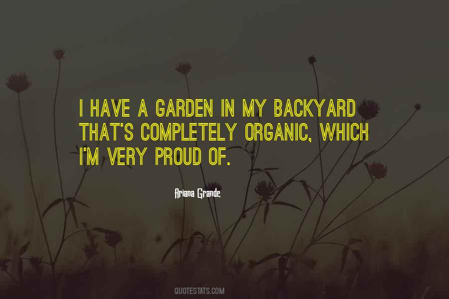 Backyard Garden Quotes #786945