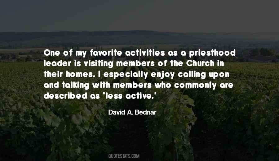 Church Activities Quotes #479960