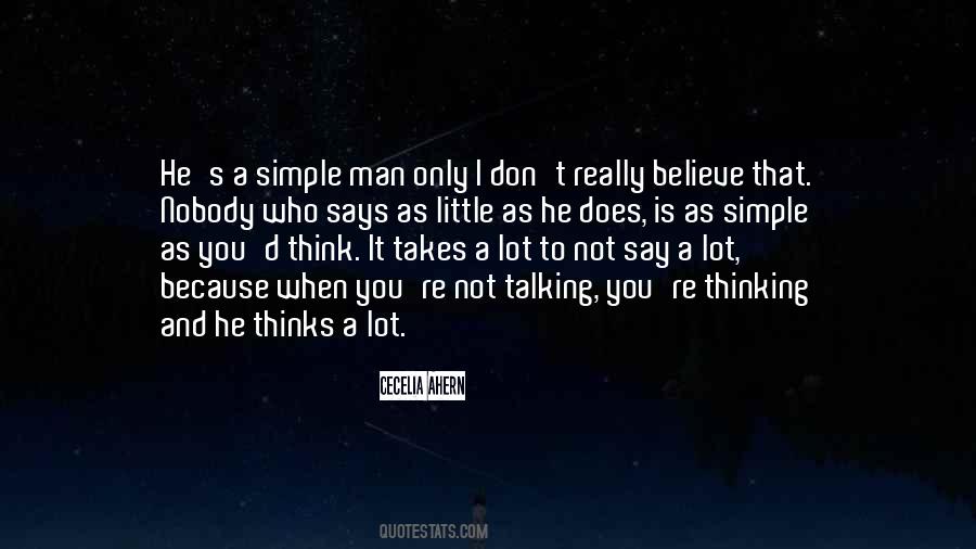 A Simple Man Quotes #1727996