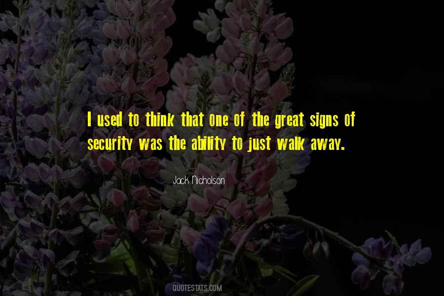 Great Signs Quotes #609348