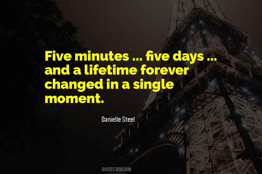 A Single Moment Quotes #134277