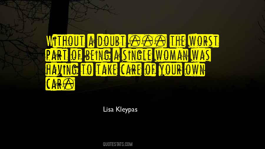 A Single Woman Quotes #1137517
