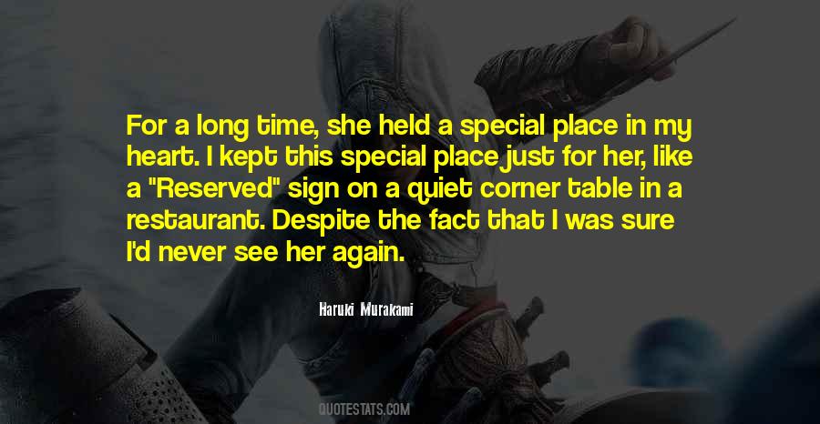 A Special Place In My Heart Quotes #1858860