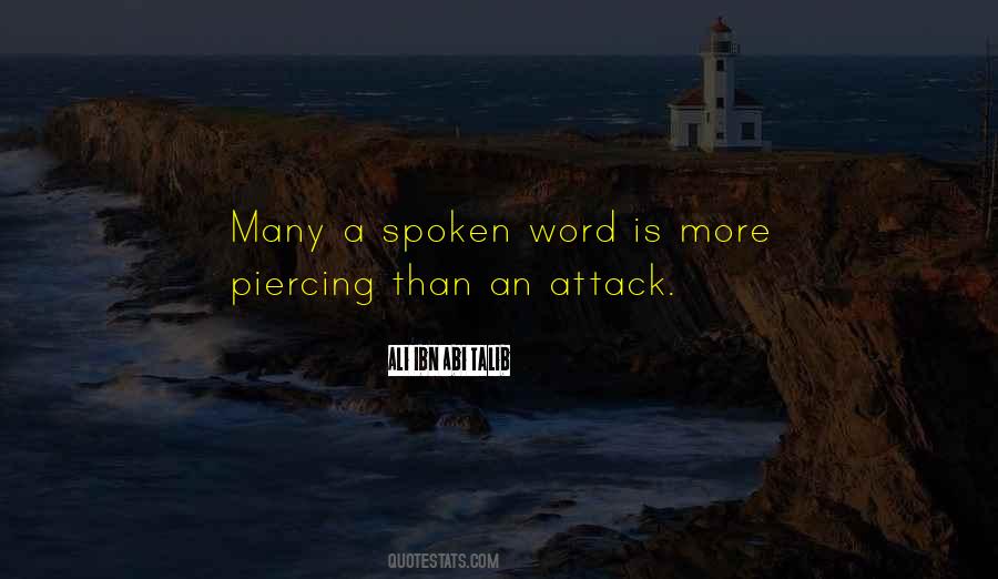 A Spoken Word Quotes #1605727