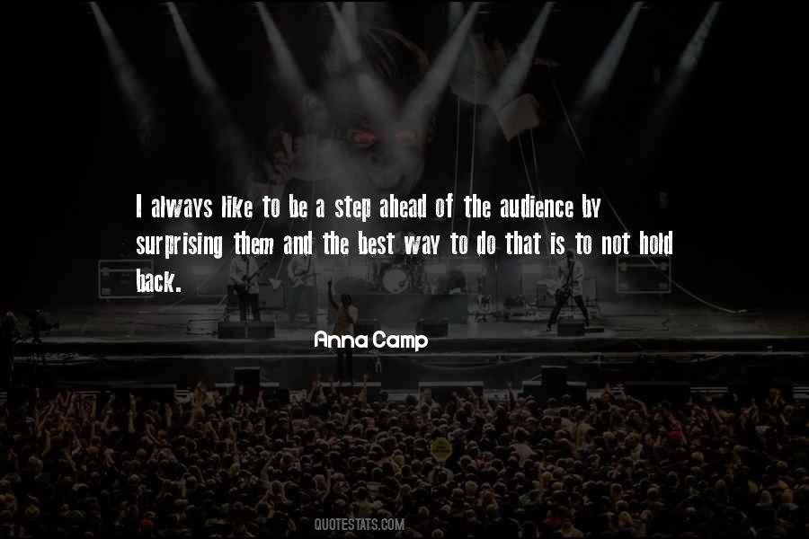 A Step Ahead Of You Quotes #301685