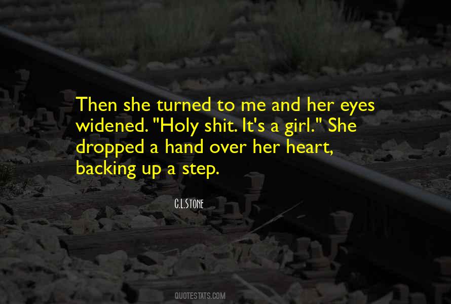 A Stone In My Hand Quotes #462653
