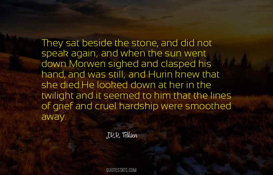 A Stone In My Hand Quotes #626873