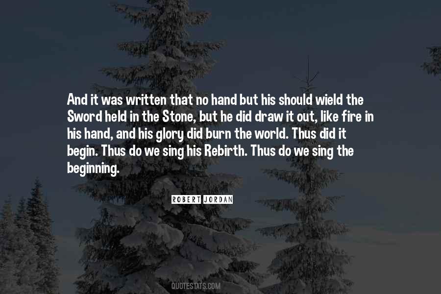 A Stone In My Hand Quotes #627328