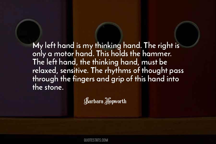 A Stone In My Hand Quotes #800954