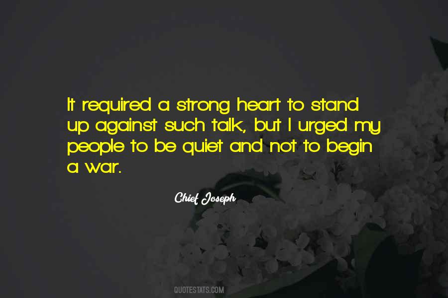 A Strong Heart Quotes #1643923