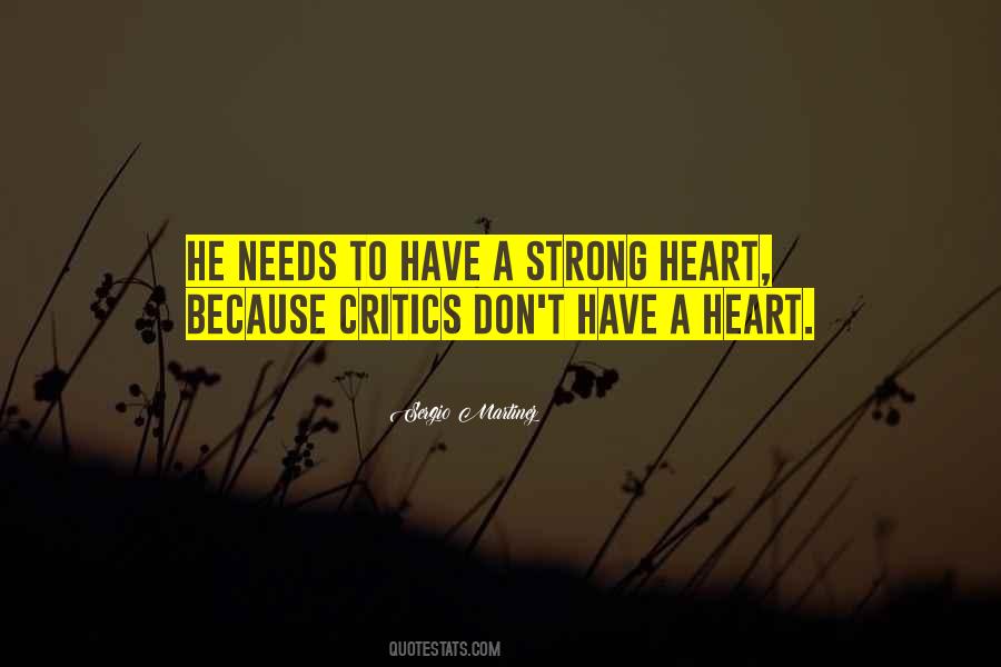 A Strong Heart Quotes #494009