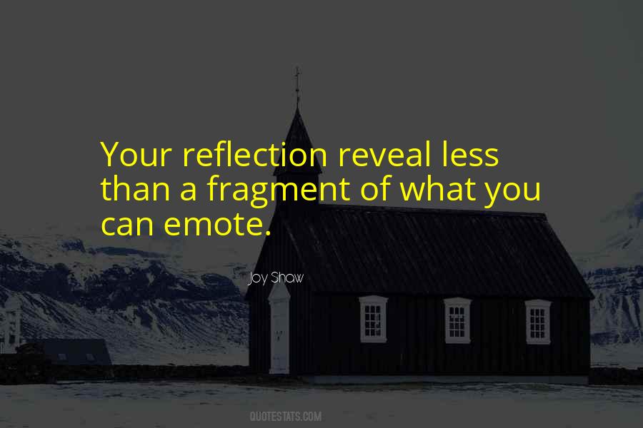 Your Reflection Quotes #252196