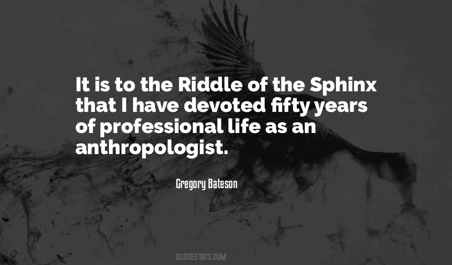 Life Is A Riddle Quotes #349267