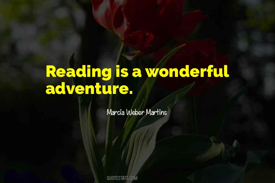 Reading Adventure Quotes #105642