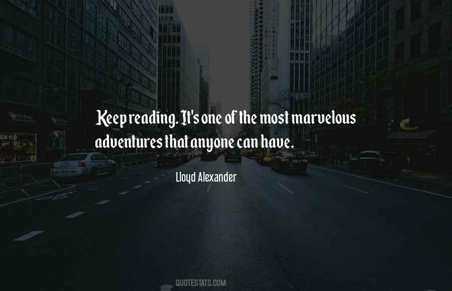 Reading Adventure Quotes #1313605