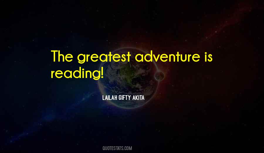 Reading Adventure Quotes #828106