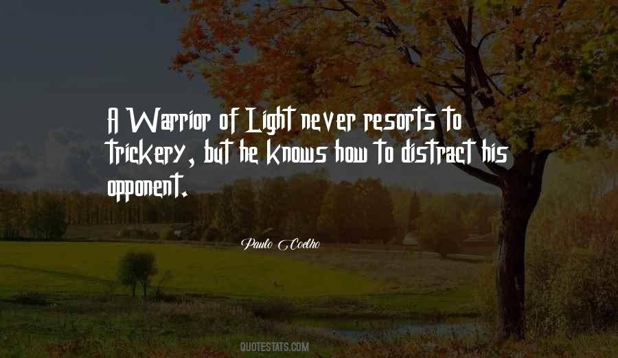 A Warrior Of Light Quotes #417579