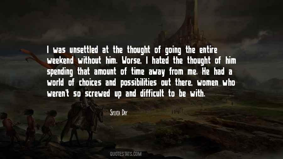 A Weekend Away Quotes #1381373