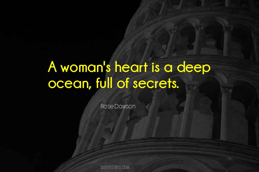 A Woman's Heart Is Quotes #389245