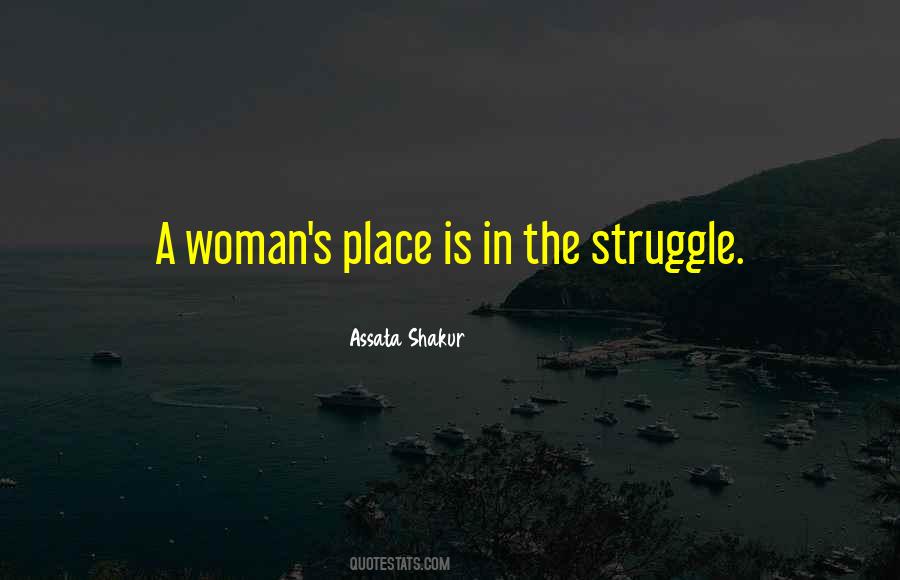 A Woman's Place Quotes #259348