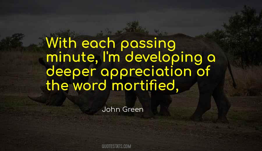 A Word Of Appreciation Quotes #1546036