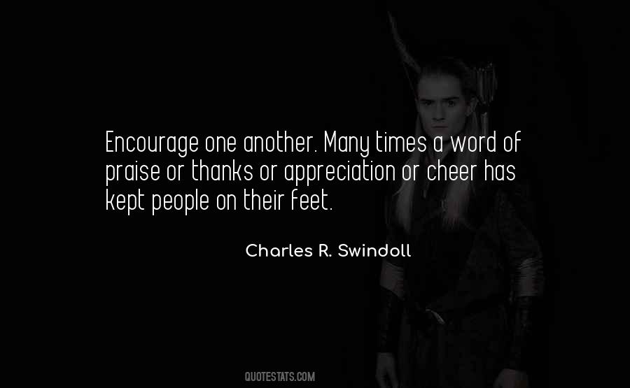 A Word Of Appreciation Quotes #951629